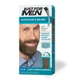 Just For Men Mustache & Beard, Beard Dye for Men with Brush Included for Easy Application, With