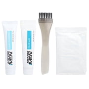 Just For Men Mustache & Beard, Beard Coloring for Gray Hair with Brush, With Keratin Biotin Aloe and Coconut Oil for Healthy Facial Hair - Medium-Dark Brown, M-40, Pack of 1 Packaging May Vary