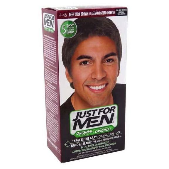 Just For Men Original Formula H-46 Haircolor, Deep Dark Brown, 1 Kit, 6 Pack