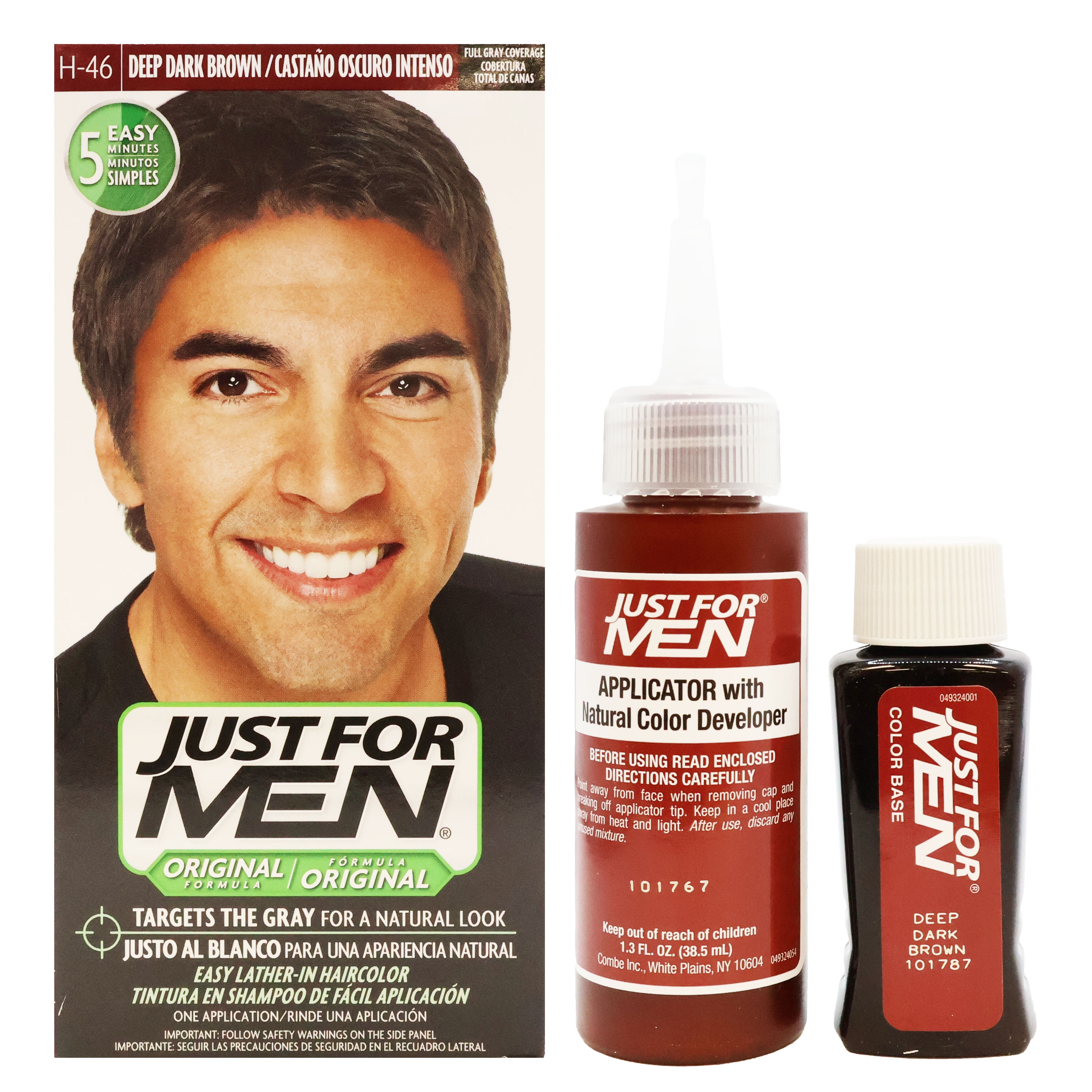 Just For Men Original Formula Hair Color H46 Deep Dark Brown, Pack of