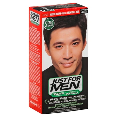Just For Men Shampoo-in Gray Hair Color, Rich Dark, H 47