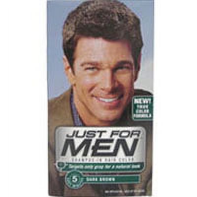 Just For Men Shampoo-In Hair Color, Dark Brown - Kit, 2 Pack