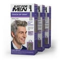 thumbnail image 1 of Just For Men Touch of Gray Hair Color with Comb Applicator, T-25 Light Brown, 3 Pack, 1 of 7