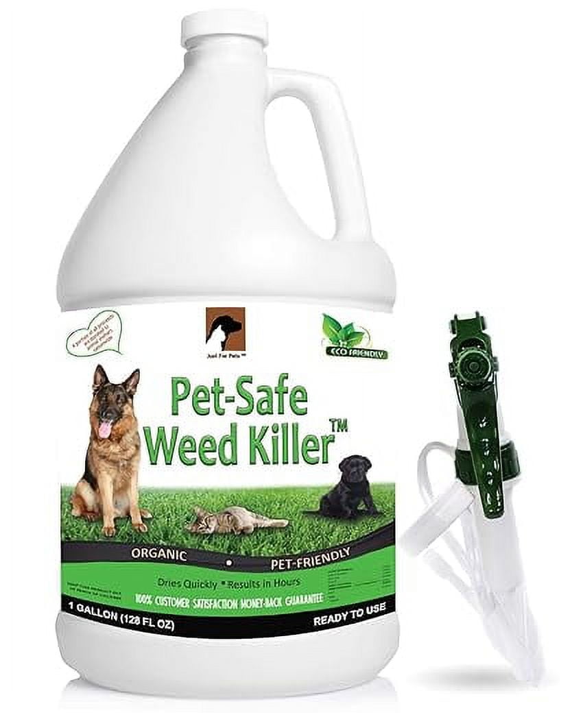 Just For Pets Weed Killer Spray (128 oz Gallon) NO Glyphosate G