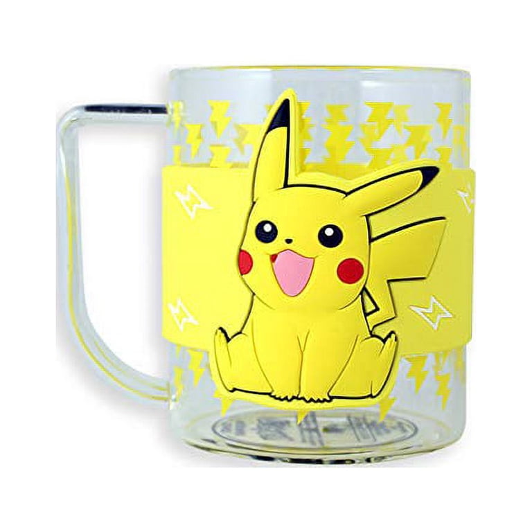 Just Funky Official Pokmon Pikachu Glass Yellow Coffee/Tea Mug with  Silicone Sleeve, 16 oz - Walmart.com