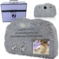 thumbnail image 1 of Just Fur Them Pet Memorial Urns for Dog Ashes - Pet Urn with Photo, Dog Urn with Picture Frame, Pet Cremation Urn for Dog and Cat Ashes, Urns for Pets, Pet Memorial Stones, 1 of 7