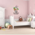 thumbnail image 1 of Just A Girl That Love Rabbits Bunny Carrots Basket BE KIND Garden Farm Chicken Cow Horse Farmer Ranch Egg Fox Hen House Pig Sheep Decorating Ideas Wall Decal Sticker - Size: 12 In X 20 In, 1 of 5