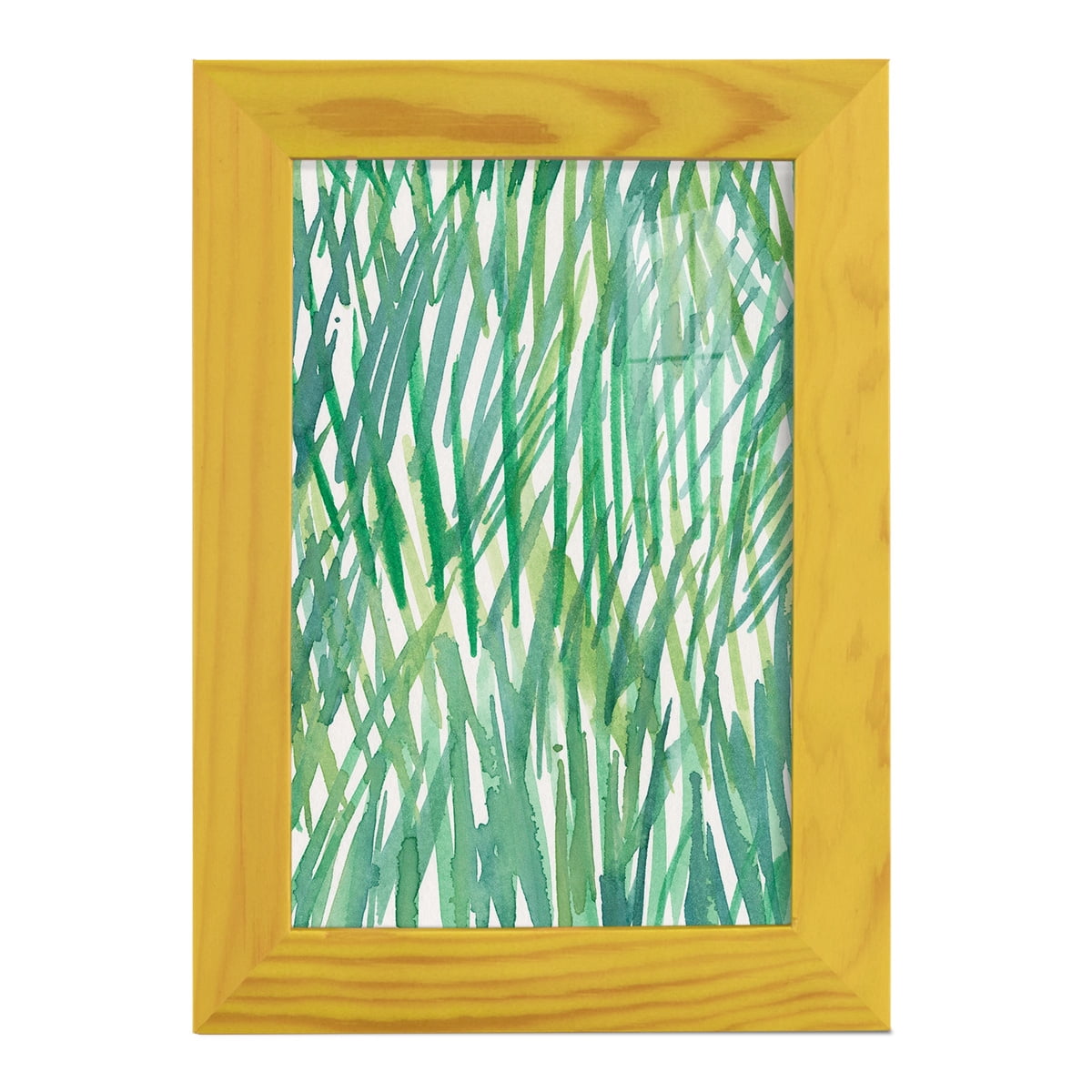 Just Grass I - Framed Print w/glass - Sunflower Yellow
