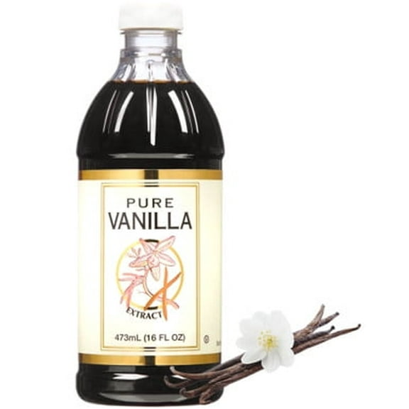 Just Grown Kosher Pure Vanilla Extract 16oz (pack of 2)