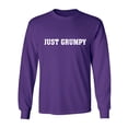 thumbnail image 1 of Just Grumpy Adult Long Sleeve T-shirt, 1 of 3
