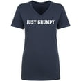 thumbnail image 1 of Just Grumpy Womens V-Neck T-Shirt, 1 of 2