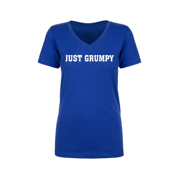 Just Grumpy Womens V-Neck T-Shirt