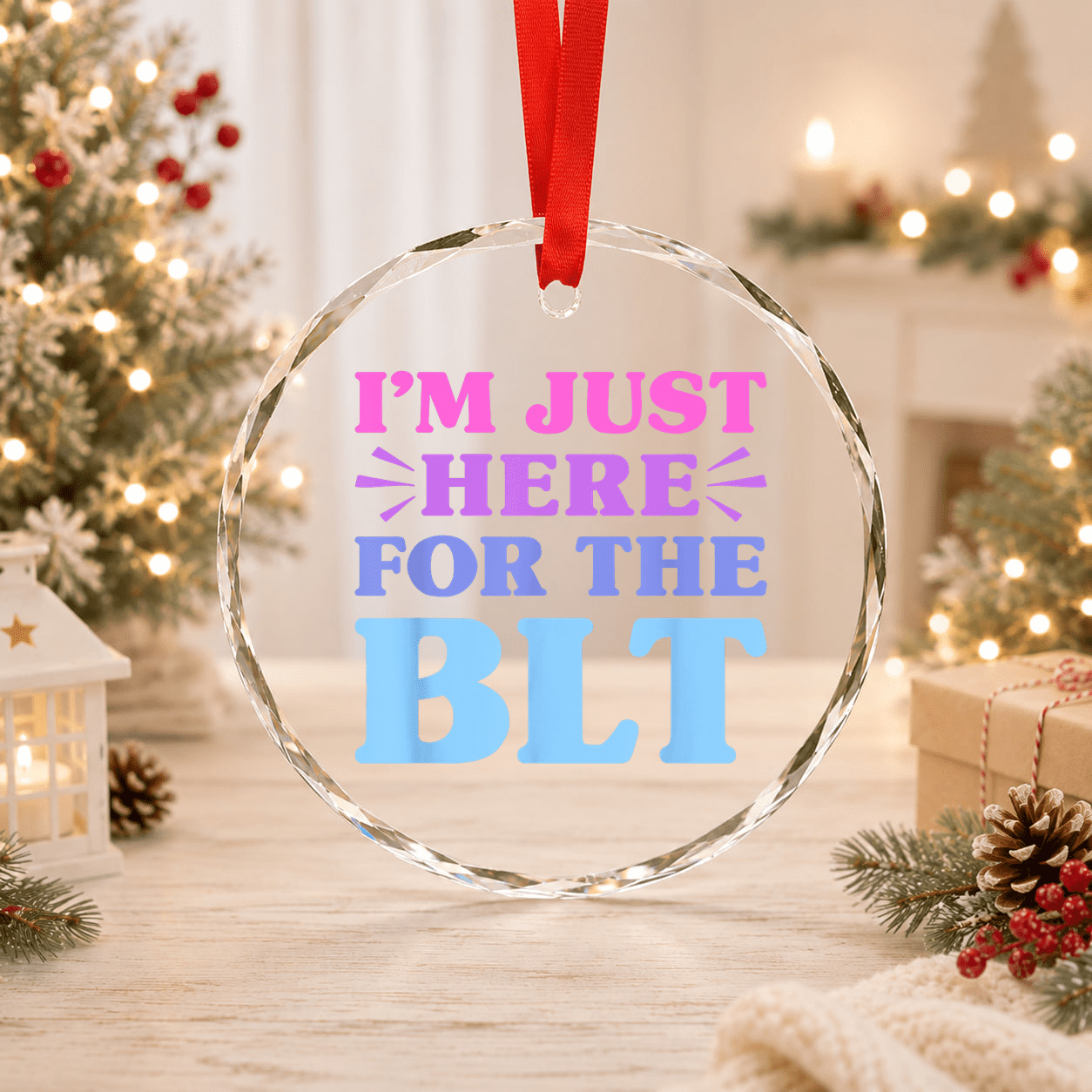 Just Here For The Blt Funny Bacon Lettuce Tomato Sandwich Glass ...