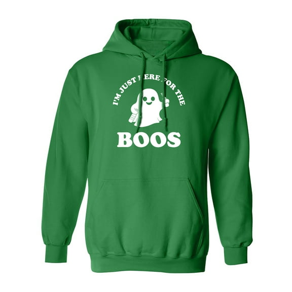 Just Here For The Boos Adult Hooded Sweatshirt
