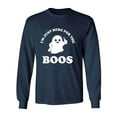 thumbnail image 1 of Just Here For The Boos Adult Long Sleeve T-shirt, 1 of 3