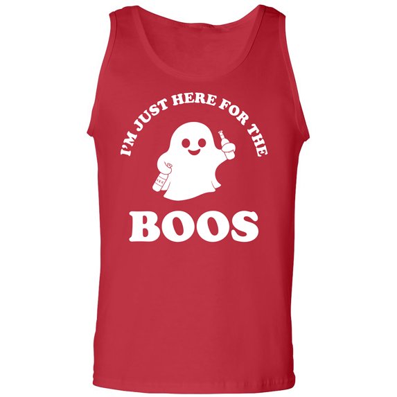 Just Here For The Boos Adult Tank Top