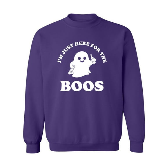 Just Here For The Boos Crewneck Sweatshirt