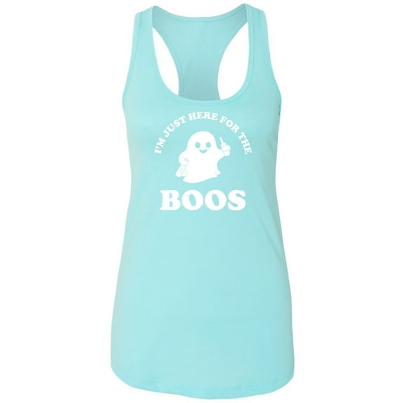 Just Here For The Boos Racerback Tank