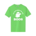 thumbnail image 1 of Just Here For The Boos Short Sleeve Neon T-Shirt, 1 of 1