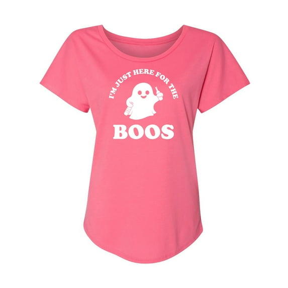 Just Here For The Boos Womens Dolman Tee