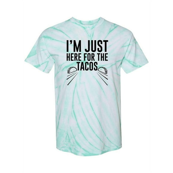 Just Here For The Tacos Tie-Dye Cyclone Women -Smartprints Designs, Female x-Large