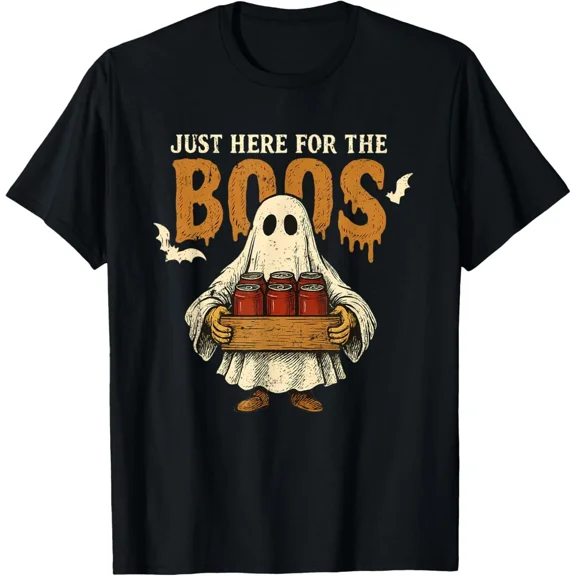 Just Here for The Boos Halloween Ghost T-Shirt