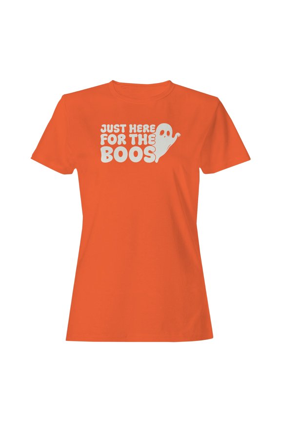 Just Here for the Boos Halloween Ghost Women's T-shirt