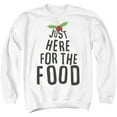 thumbnail image 1 of Just Here for the Christmas Food Unisex Adult Crewneck Sweatshirt, 1 of 5