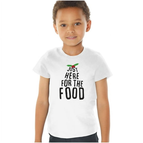 Just Here for the Christmas Food Unisex Toddler T Shirt