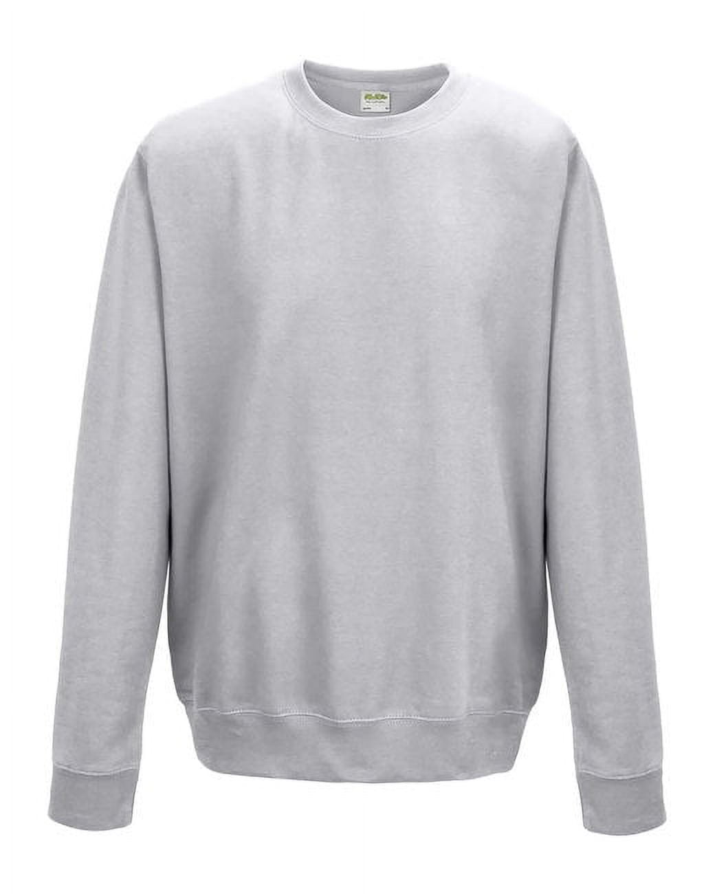 Just Hoods By AWDis Adult 80/20 Midweight College Crewneck Sweatshirt 2XL ASH