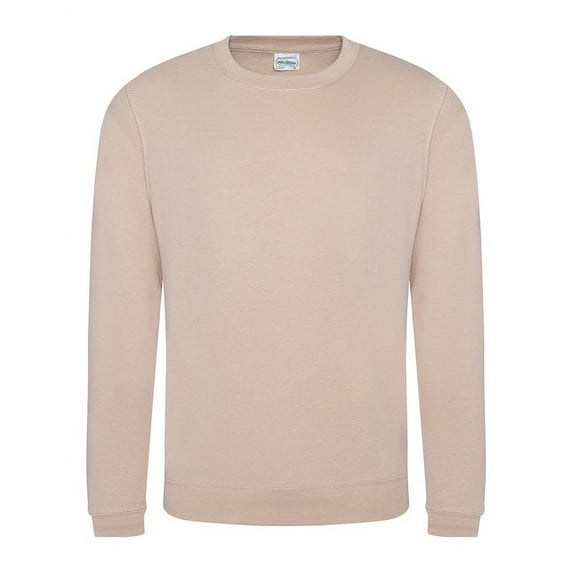 Just Hoods By AWDis Adult 80/20 Midweight College Crewneck Sweatshirt 3XL NUDE