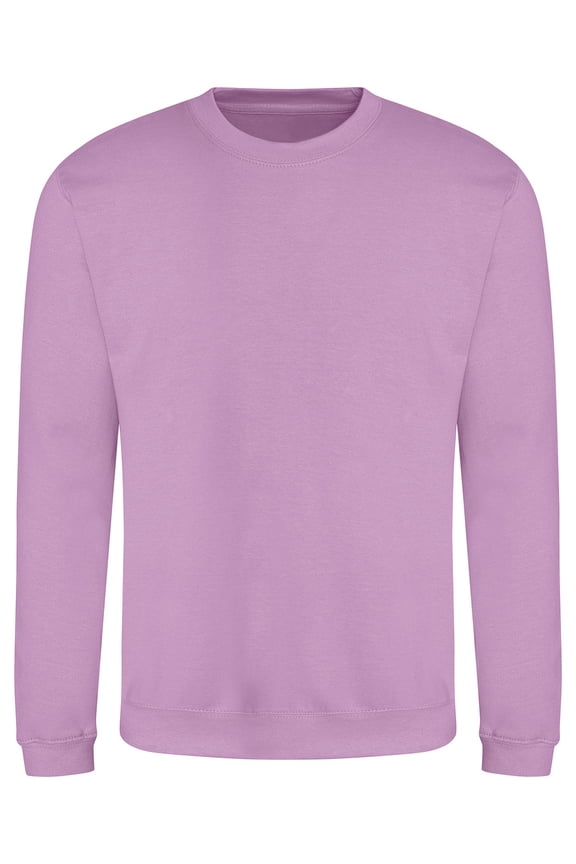 Just Hoods By AWDis - Adult Midweight College Crewneck Sweatshirt - JHA030 - LAVENDER - L