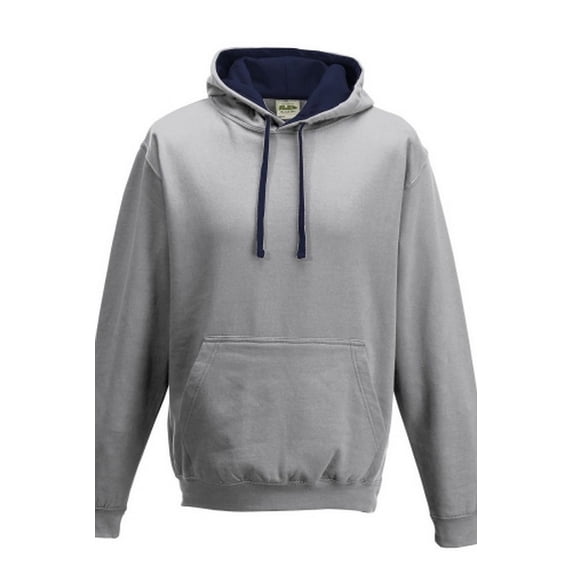 Just Hoods By AWDis JHA003 Adult 80/20 Midweight Varsity Contrast Hooded Sweatshirt