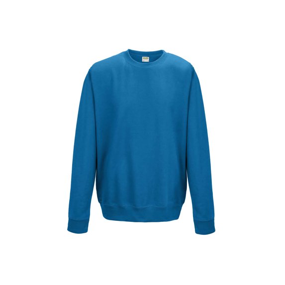 Just Hoods By AWDis JHA030 Adult 80/20 Midweight College Crewneck Sweatshirt - Sapphire Blue - X-Large