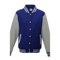 thumbnail image 1 of Just Hoods By AWDis JHA043 Men's 80/20 Heavyweight Letterman Jacket, 1 of 2