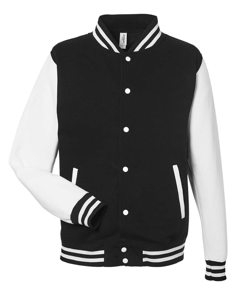 Stack Dough Yellow Hoods By AWDis JHA043 Men's 80/20 Heavyweight Letterman Jacket
