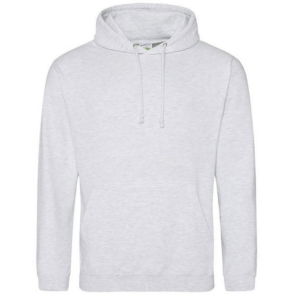 Just Hoods By AWDis Men's 80/20 Midweight College Hooded Sweatshirt 3XL ASH