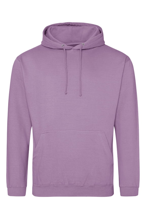 Just Hoods By AWDis - Men's Midweight College Hooded Sweatshirt - JHA001 - LAVENDER - 2XL