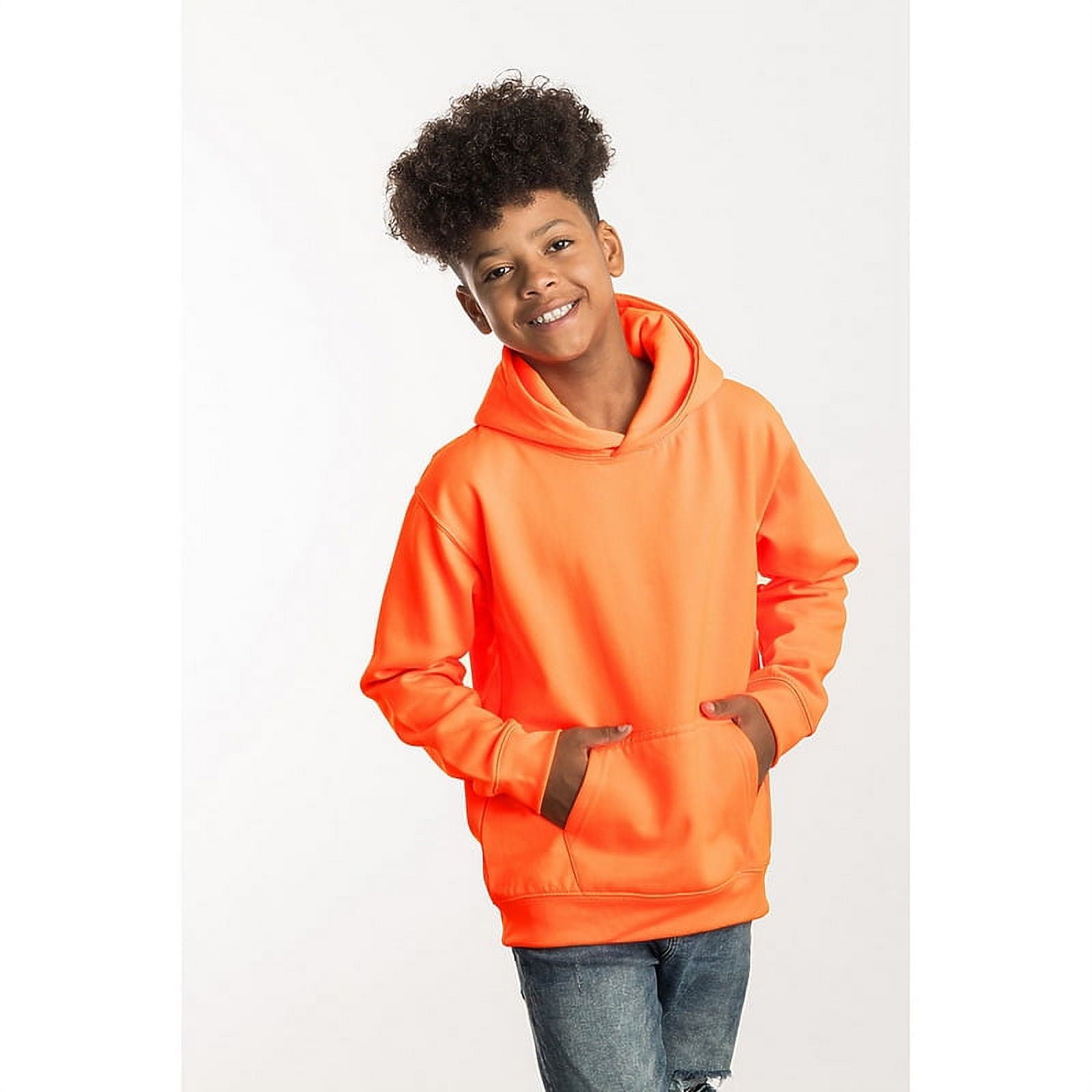 electro orange hoodie