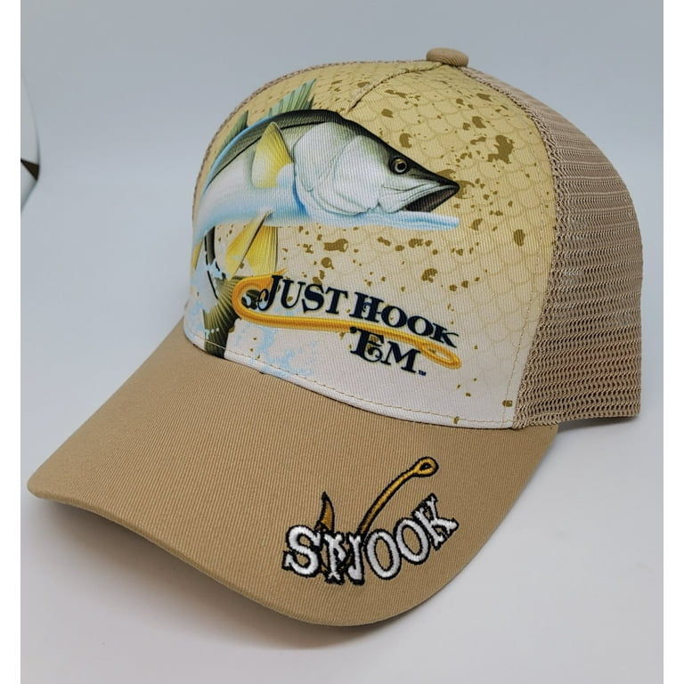 Just Hook 'Em Snook Fishing Hat 