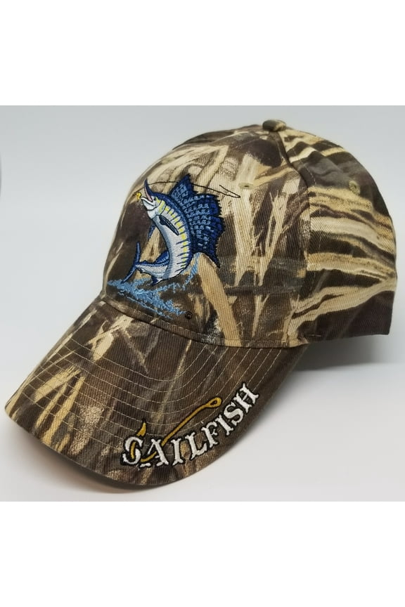 Camo Sailfish Cap