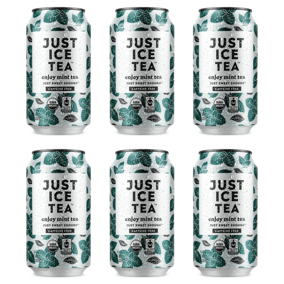 Just Ice Tea Enjoy Mint Tea 12oz 12 Pack