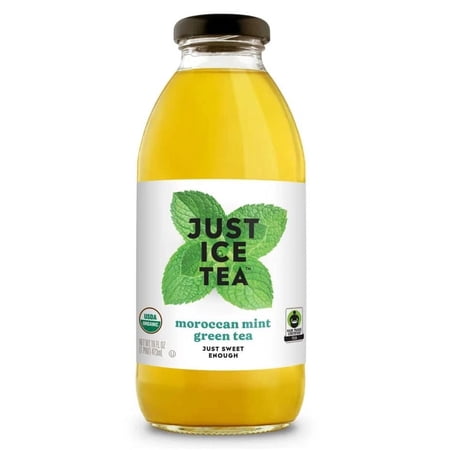 Just Ice Tea Green Tea Moroccan Mint 16 fl oz Pack of 2