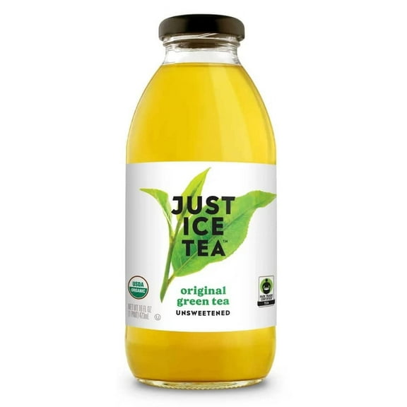 Just Ice Tea Organic Green Tea 16 fl oz Pack of 2