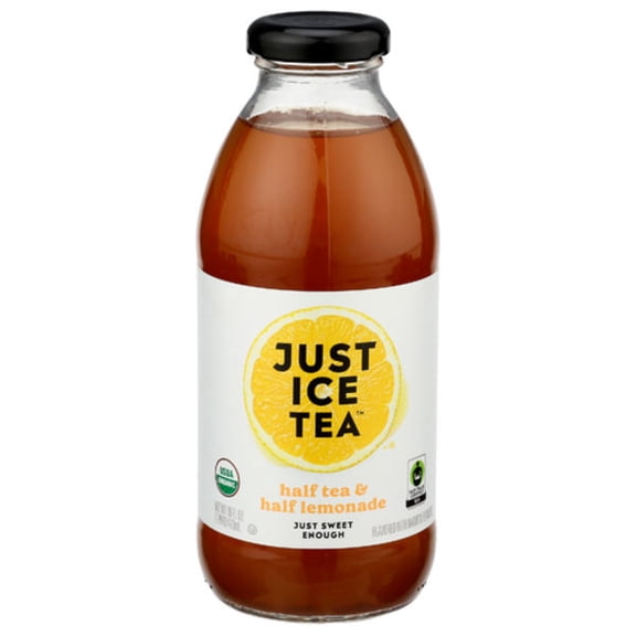 Just Ice Tea Organic Half Tea & Half Lemonade Ice Tea 16 fl oz (Pack Of 2)