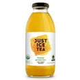 Just Ice Tea Organic Iced Tea, 16 Fl Oz Glass Bottles (Honey Green Tea
