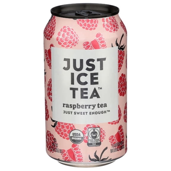 Just Ice Tea Organic Raspberry Ice Tea 12 fl oz (Pack Of 3)