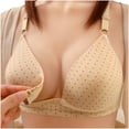 thumbnail image 1 of Just In! Kilaqueen Polka Dots Nursing Bras for Breastfeeding - Cotton Front Open Breastfeeding Bra for Pregnant Women, Soft Breathable Sleep Bra, 1 of 3