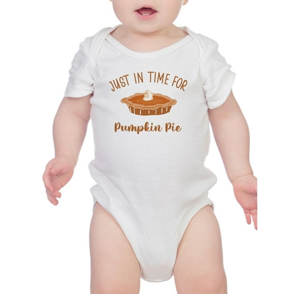 Just In Time For Pie Bodysuit Infant -Smartprints Designs, 18 Months