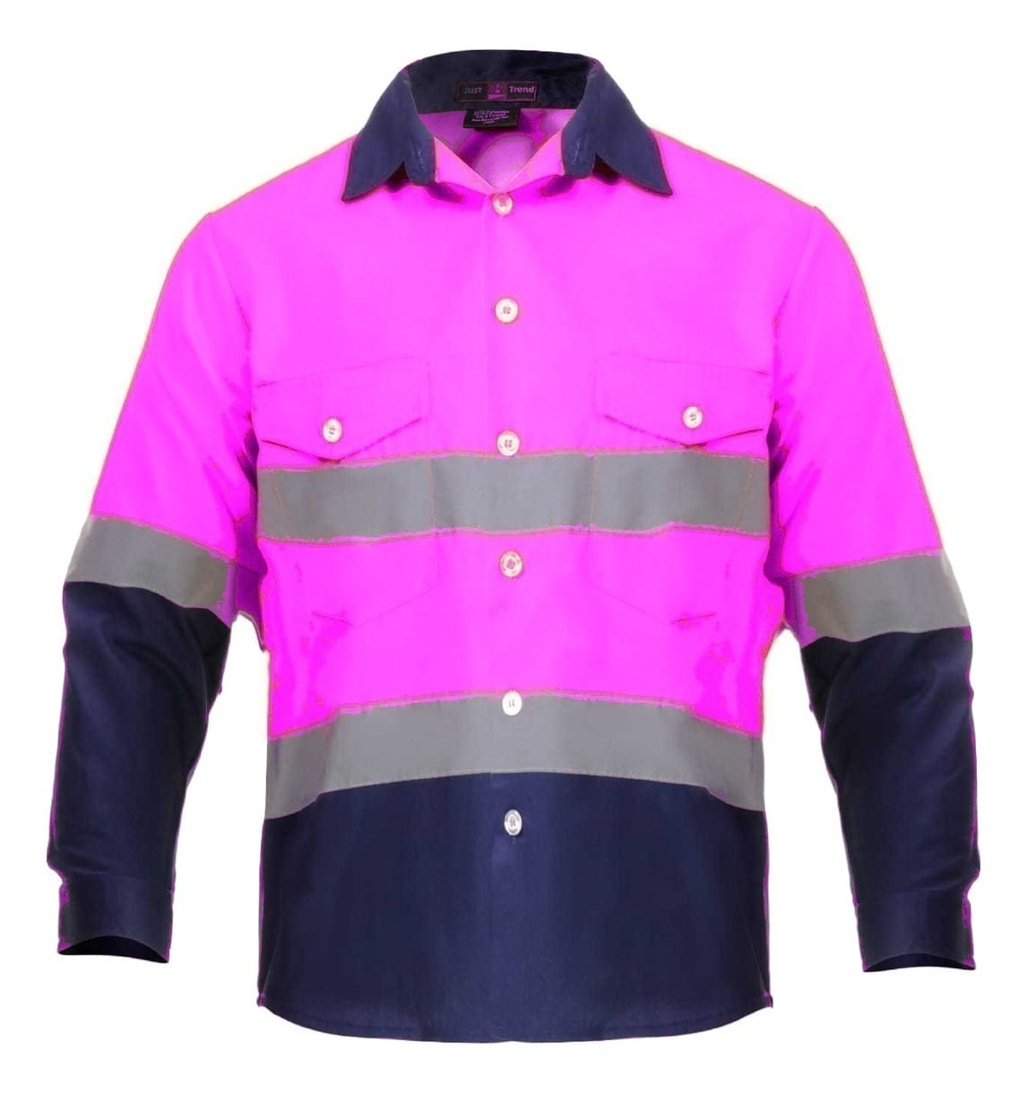 Just In Trend High Visibility Hi Vis Reflective Safety Work Shirts ...